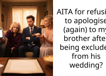 AITA for refusing to apologise (again) to my brother after being excluded from his wedding?