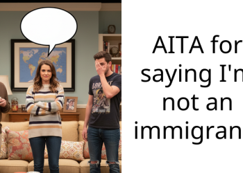 AITA for saying I’m not an immigrant?