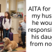 AITA for telling my husband he would be responsible for his daughter from now on?