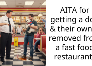 AITA for getting a dog & their owner removed from a fast food restaurant?