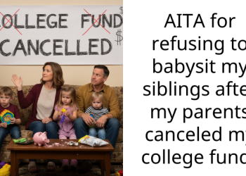 AITA for refusing to babysit my siblings after my parents canceled my college fund?