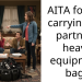 AITA for not carrying my partners heavy equipment bag?