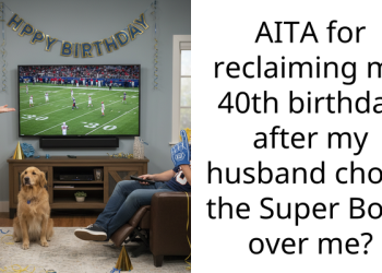 AITA for reclaiming my 40th birthday after my husband chose the Super Bowl over me?