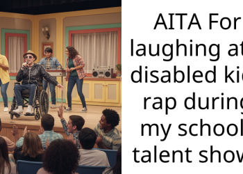 AITA For laughing at a disabled kids rap during my schools talent show?