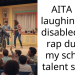 AITA For laughing at a disabled kids rap during my schools talent show?