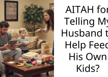 AITAH for Telling My Husband to Help Feed His Own Kids?