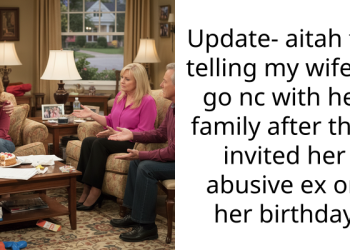 Update- aitah for telling my wife to go nc with her family after they invited her abusive ex on her birthday