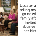 Update- aitah for telling my wife to go nc with her family after they invited her abusive ex on her birthday