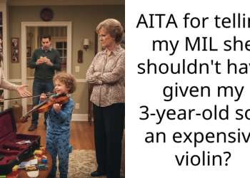 AITA for telling my MIL she shouldn’t have given my 3-year-old son an expensive violin?