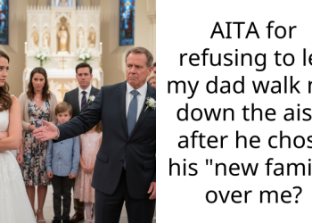 AITA for refusing to let my dad walk me down the aisle after he chose his “new family” over me?