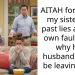AITAH for telling my sister her past lies are her own fault as to why her husband might be leaving her?