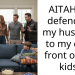 AITAH for defending my husband to my ex in front of our kids?
