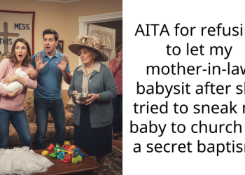 AITA for refusing to let my mother-in-law babysit after she tried to sneak my baby to church for a secret baptism?