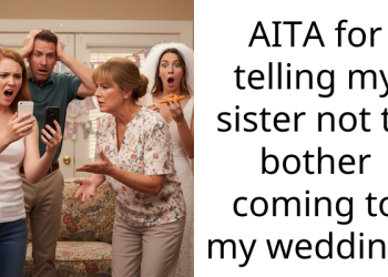 AITA for telling my sister not to bother coming to my wedding?