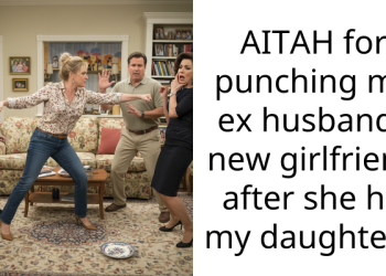 AITAH for punching my ex husbands new girlfriend after she hit my daughter?