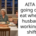AITA for going out to eat when my husband is working late shifts?