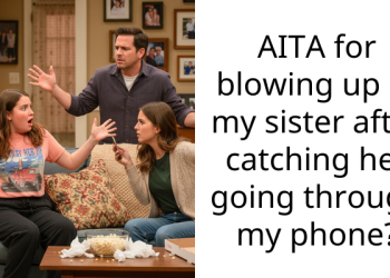 AITA for blowing up at my sister after catching her going through my phone?