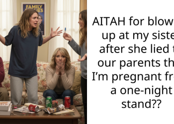 AITAH for blowing up at my sister after she lied to our parents that I’m pregnant from a one-night stand??