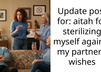 Update post for: aitah for sterilizing myself against my partner’s wishes