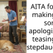 AITA for not making my son apologize for teasing my stepdaughter?