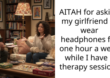 AITAH for asking my girlfriend to wear headphones for one hour a week while I have a therapy session?