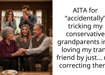 AITA for “accidentally” tricking my conservative grandparents into loving my trans friend by just… not correcting them?
