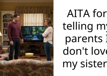 AITA for telling my parents I don’t love my sister?