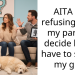 AITA for refusing to let my partner decide how I have to spend my gift?