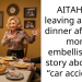 AITAH for leaving a family dinner after my mom embellished a story about my “car accident?”