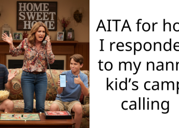 AITA for how I responded to my nanny kid’s camp calling