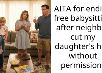AITA for ending free babysitting after neighbor cut my daughter’s hair without permission?