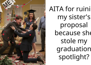AITA for ruining my sister’s proposal because she stole my graduation spotlight?