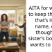 AITA for wanting to keep the truck that’s in my name, even though my sister’s boyfriend wants to buy it?