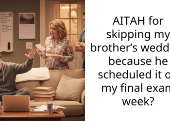 AITAH for skipping my brother’s wedding because he scheduled it on my final exam week?