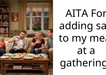AITA For adding salt to my meal at a gathering?