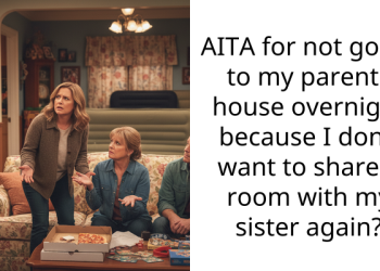 AITA for not going to my parents house overnight because I don’t want to share a room with my sister again?