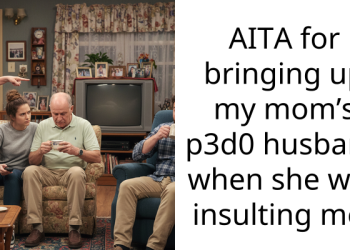 AITA for bringing up my mom’s p3d0 husband when she was insulting me?