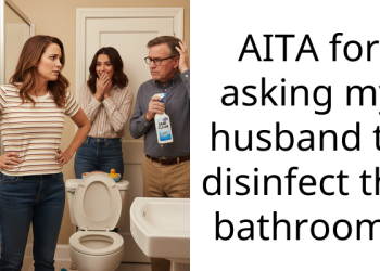 Husband Is Mad I Asked Him To Disinfect The Bathroom For A Good Reason – AITA?