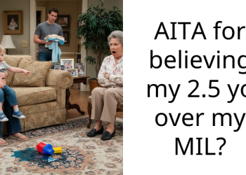 AITA for believing my 2.5 yo over my MIL?