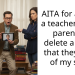 AITA for asking a teacher and a parent to delete a video that they took of my son?