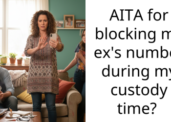 AITA for blocking my ex’s number during my custody time?