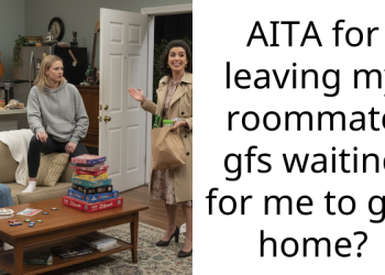 AITA for leaving my roommate gfs waiting for me to get home?
