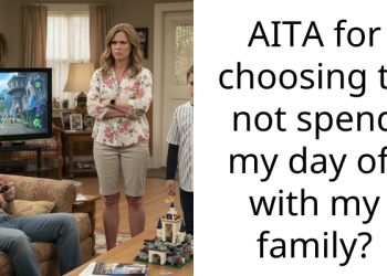 AITA for choosing to not spend my day off with my family?