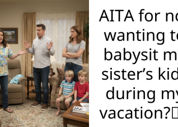 AITA for not wanting to babysit my sister’s kids during my vacation?