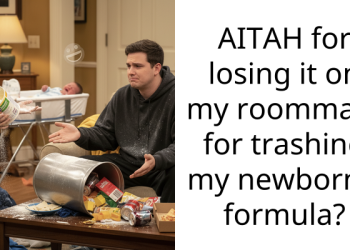 AITAH for losing it on my roommate for trashing my newborn’s formula?