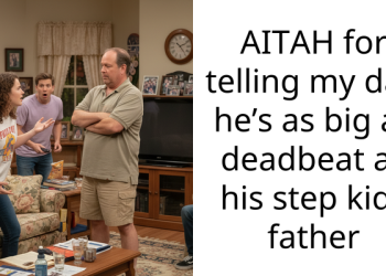AITAH for telling my dad he’s as big as deadbeat as his step kids father