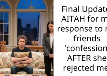 Final Update: AITAH for my response to my friends ‘confession’ AFTER she rejected me.