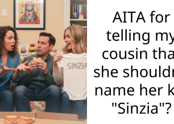 AITA for telling my cousin that she shouldn’t name her kid “Sinzia”?