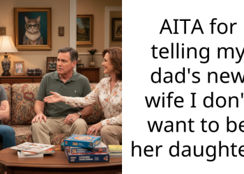 AITA for telling my dad’s new wife I don’t want to be her daughter?