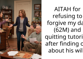AITAH for refusing to forgive my dad (62M) and quitting tutoring after finding out about his will?